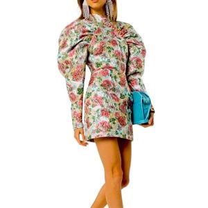 ROTATE- Kim Jacquard Mini Dress